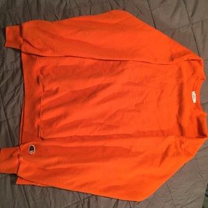 Champion ECO Authentic Orange Sweatshirt - Large